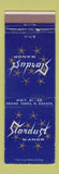 Matchbook Cover - Stardust Manor Grand Forks ND