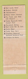 Matchbook Cover - Rough Riders Hotel Medora ND WEAR