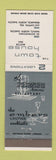 Matchbook Cover - Town House Motor Inn Fargo Bismarck ND