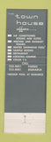 Matchbook Cover - Town House Motor Inn Fargo Bismarck ND