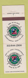 Matchbook Cover - Oakland Hills Country Club US Open 1985 Bloomfield Township MI
