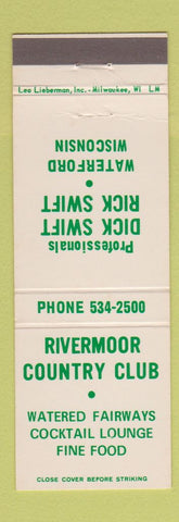 Matchbook Cover - Rivermoor Country Club Golf Waterford WI