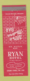 Matchbook Cover - Ryan Hotel Grand Forks ND