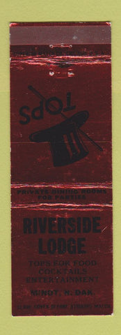 Matchbook Cover - Riverside Lodge Minot ND WEAR