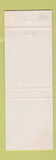 Matchbook Cover - Parkway Cafe Jamestown ND WEAR BLUE