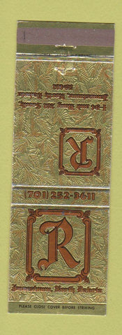Matchbook Cover - Jamestown ND Convention Center?