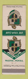 Matchbook Cover - St Davis Golf Club Wayne PA