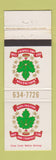 Matchbook Cover - Burlington Golf and Country Club ON