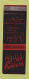 Matchbook Cover - The Embers Binghamton NY WEAR