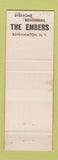 Matchbook Cover - The Embers Binghamton NY WEAR