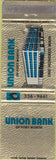 Matchbook Cover - Union Bank Fort Worth TX