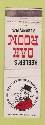 Matchbook Cover - Keeler's Oak Room Albany NY WEAR