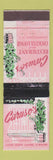 Matchbook Cover - Caruso's Restaurant Canandaigua NY WORN