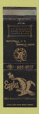 Matchbook Cover - The Eagles Restaurant Cazenovia NY WEAR