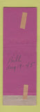Matchbook Cover - Gusiliers Club Tap Royal Flushing NY WORN