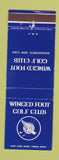 Matchbook Cover - Winged Foot Golf Club Mamaroneck NY