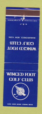 Matchbook Cover - Winged Foot Golf Club Mamaroneck NY