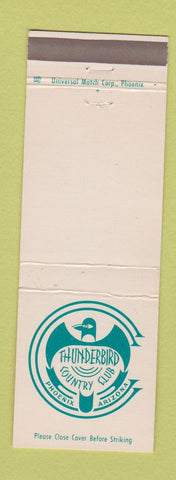 Matchbook Cover - Thunderbird Country Club Phoenix AZ