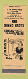 Matchbook Cover - Alder Creek Inn NY PEACH