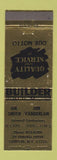 Matchbook Cover - Gil Smith Jim Vanderlan Roofing Siding Clinton NY