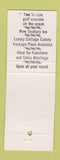 Matchbook Cover - Country Club of New Seabury Cape Cod MA