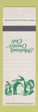 Matchbook Cover - Medinah Country Club IL