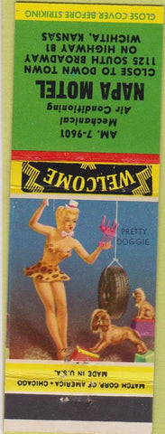 Matchbook Cover - Napa Motel Wichita KS pinup