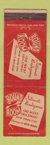 Matchbook Cover - Round Room New York City