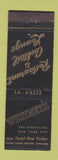 Matchbook Cover - Whitney's New York City restaurant
