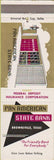 Matchbook Cover - Pan American State Bank Brownsville TX