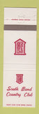 Matchbook Cover - South Bend Country Club IN