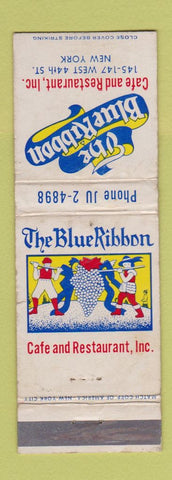 Matchbook Cover - The Blue Ribbon Cafe New York City WORN