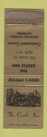 Matchbook Cover - Castle Inn Islip NY WORN
