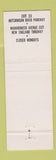 Matchbook Cover - Hunter's Lodge White Plains NY WEAR