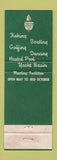 Matchbook Cover - Pine Tree Point Lodge Alexandria Bay NY WORN