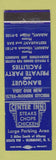 Matchbook Cover - Center Inn Restaurant Glenmont NY