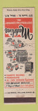 Matchbook Cover - Madeline Vending Juke Boxes Utica NY