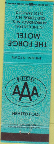 Matchbook Cover - Forge Motel Old Forge NY