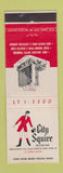 Matchbook Cover - City Squire Motor Inn New York City