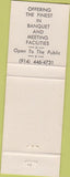 Matchbook Cover - Hotel Thayer West Point NY