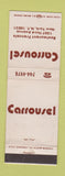 Matchbook Cover - Carrousel New York City French Restaurant
