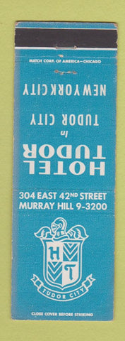 Matchbook Cover - Hotel Tudor New York City