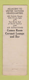 Matchbook Cover - Hotel Tudor New York City