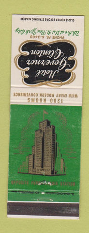 Matchbook Cover - Hotel Governor Clinton New York City
