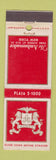 Matchbook Cover - Ambassador Hotel New York City