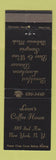 Matchbook Cover - Leon's Coffee House New York CIty