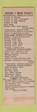 Matchbook Cover - Orchard Brand Sprays Dusts New York City feature