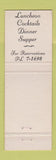 Matchbook Cover - Orsini's New York City Restaurant WEAR