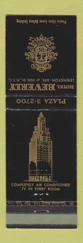 Matchbook Cover - Hotel Beverly New York City