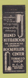 Matchbook Cover - Rockefeller Center Tobacco Shop New York City WEAR